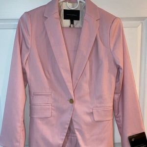 Pink 2 Piece Women's Pants Suit